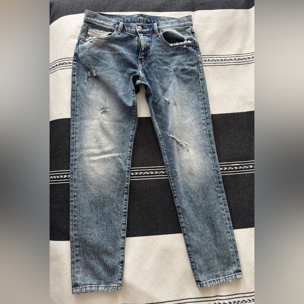 Diesel D-Struct Men's  Blue Skinny Jeans  size 33